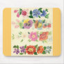 Painted Flowers Mousepad