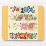 Painted Flowers Mousepad