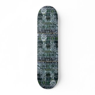 Painted glass skateboard skateboard