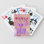 Painted Hebrew Obama 2012 Playing Cards
