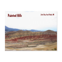 Painted Hills John Day Fossil Beds Oregon Postcard by SialiciousStationary Painted Hills John Day Fossil Beds Oregon Postcard