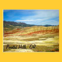 Painted Hills postcard postcards