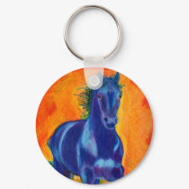 Painted Horse Keychain
