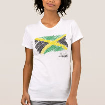 Painted Jamaican Flag t-shirts