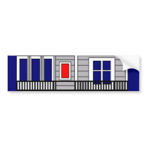 Painted Lady Bumper Stickers