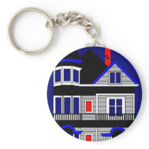 Painted Lady Key Chain