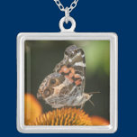 Painted Lady square necklace necklaces