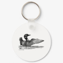 Painted Loon keychains