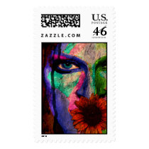 Painted memory stamp