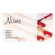 Painted Nails Business Card