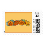 Painted Nasturtiums Postage Stamp