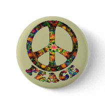 Painted Peace Buttons