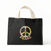 Painted Peace Dark Bags