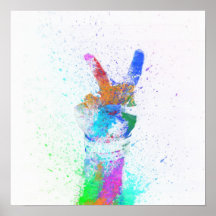 Painted Peace Poster