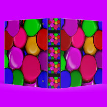 Painted Pebbles binders by IsabelDC Painted Pebbles binders