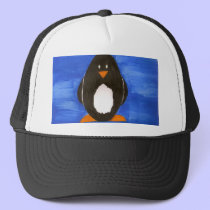 Painted Penguin hat