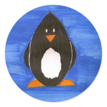Painted Penguin stickers by sarahwolf2 Painted Penguin stickers