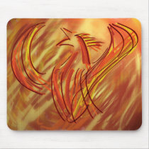 Painted Phoenix Mousepad