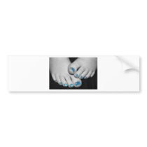 painted piggies bumper stickers