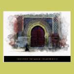 Painted Postcard of Morocco postcards
