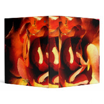 Painted Rose 1" Art Binder