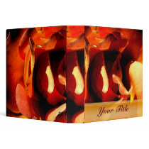 Painted Rose Customizable 1.5" Art Binder