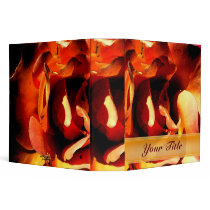 Painted Rose Customizable 2" Art Binder