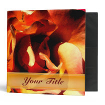 Painted Rose Customizable 2" Art Binder