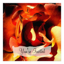 Painted Rose Invitations