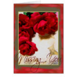 Painted Roses and Sand Dollars Greeting Cards