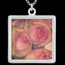 Painted Roses necklaces