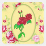 Painted Roses Sticker