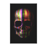 Painted Skull canvas prints by Rfarrelldesign Painted Skull canvas prints