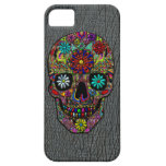 Painted Skull Floral Art iPhone 5 Covers