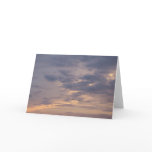 Painted Sky With Change Poem Card