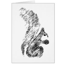 Painted Squirrels Cards