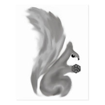 Painted Squirrels Post Cards