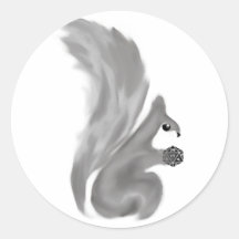 Painted Squirrels Sticker