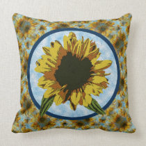 Painted Sunflower Pillows