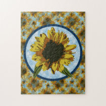 Painted Sunflower Puzzle