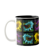 'Painted Sunflowers 2' mugs by Pro_Artz 'Painted Sunflowers 2' mugs