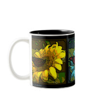'Painted Sunflowers' mugs by Pro_Artz 'Painted Sunflowers' mugs