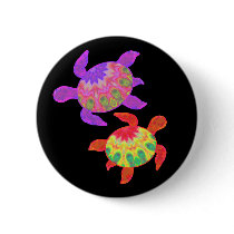 Painted Turtles Buttons