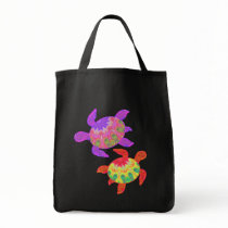Painted Turtles Dark Bags