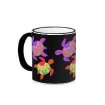 Painted Turtles Mugs