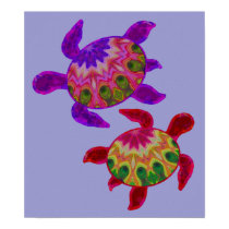 Painted Turtles Posters