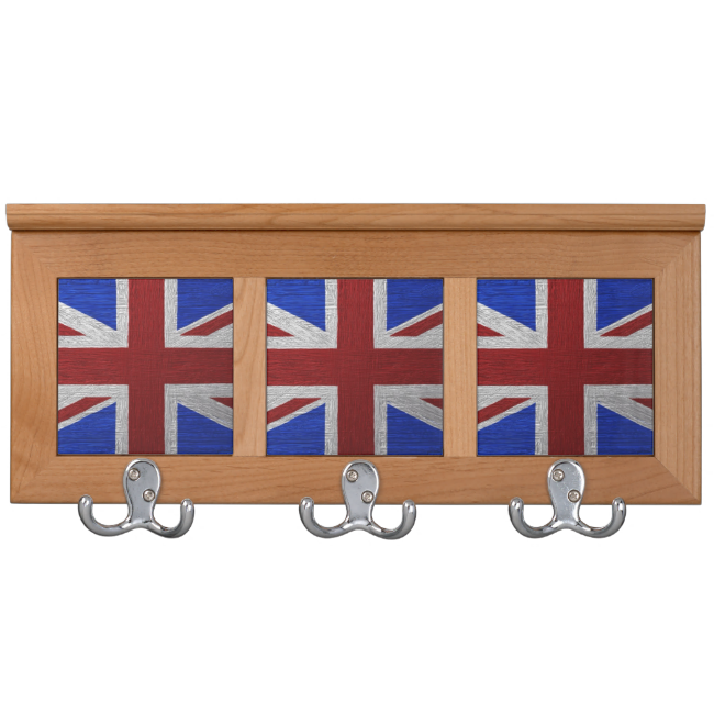Painted Union Jacks Coat Racks