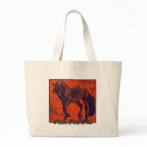 Painted Warmblood Tote Bag
