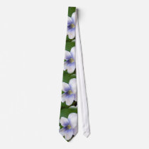 "Painted White Violet" Wedding FlowerTie