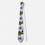 "Painted White Violet" Wedding FlowerTie